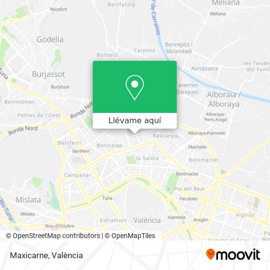 Mapa Maxicarne
