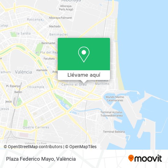 Mapa Plaza Federico Mayo