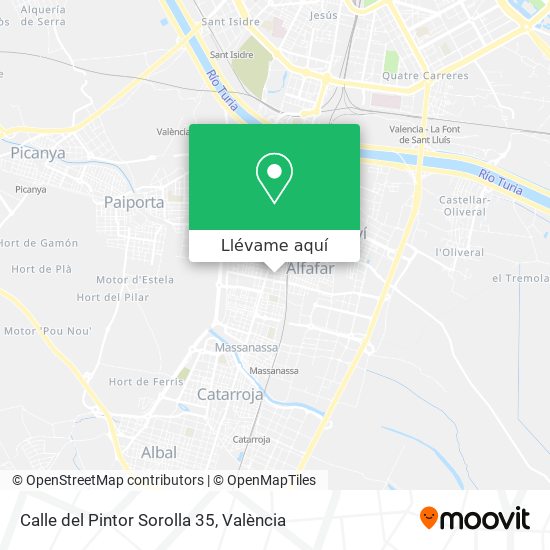 Mapa Calle del Pintor Sorolla 35