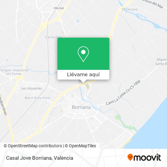 Mapa Casal Jove Borriana