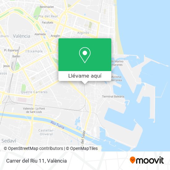 Mapa Carrer del Riu 11