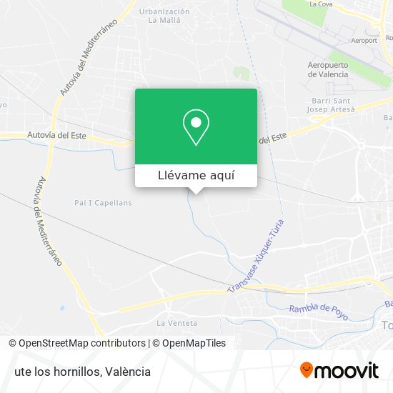 Mapa ute los hornillos