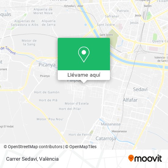 Mapa Carrer Sedaví