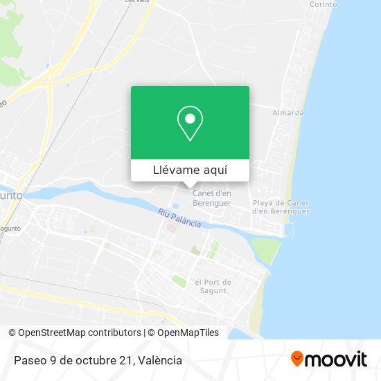 Mapa Paseo 9 de octubre 21