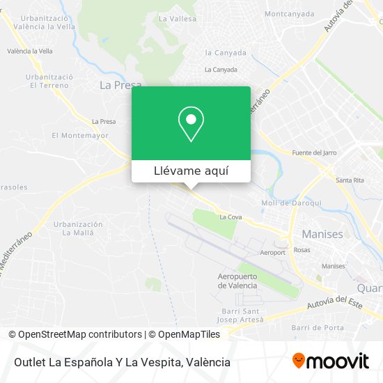 Mapa Outlet La Española Y La Vespita