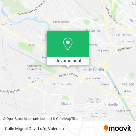 Mapa Calle Miguel David s/n