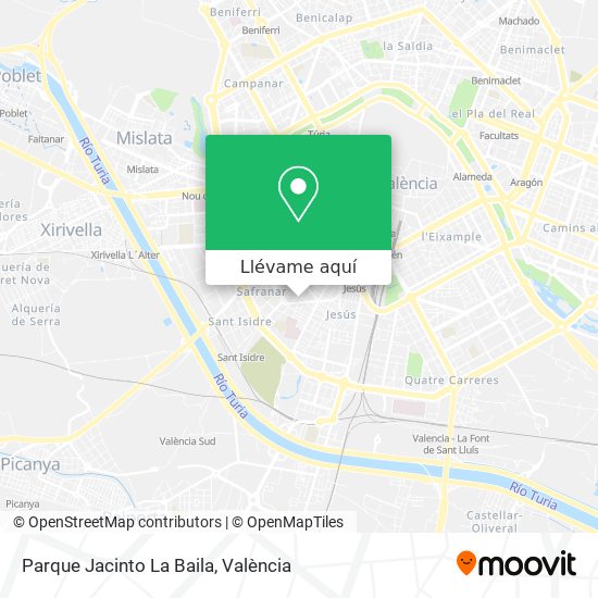 Mapa Parque Jacinto La Baila