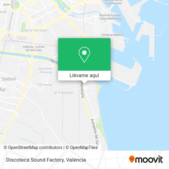 Mapa Discoteca Sound Factory