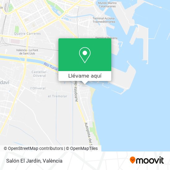 Mapa Salón El Jardín