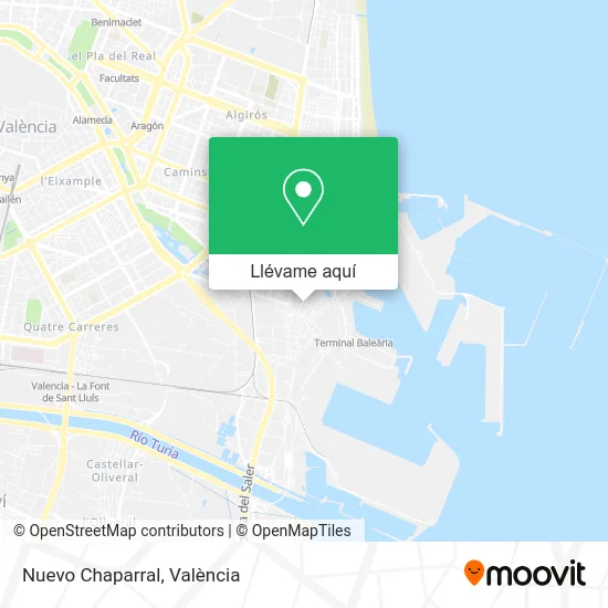 Mapa Nuevo Chaparral