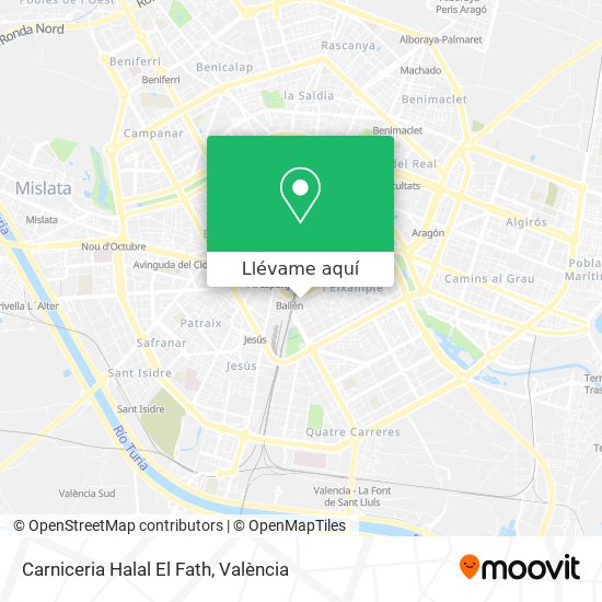 Mapa Carniceria Halal El Fath