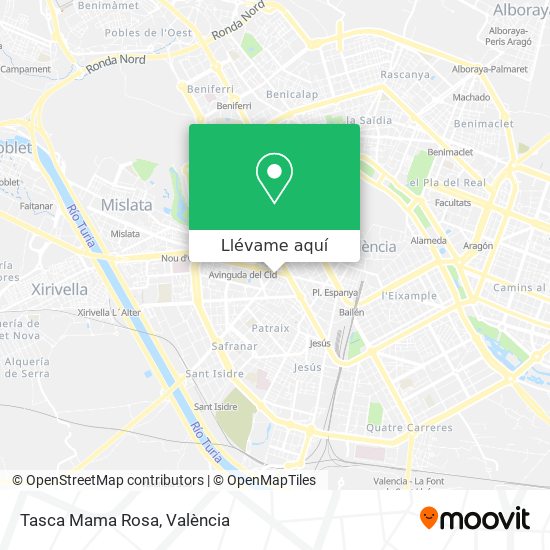 Mapa Tasca Mama Rosa