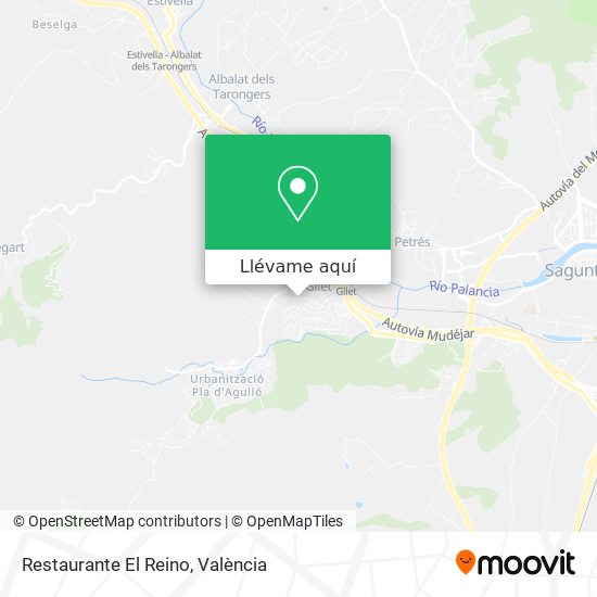 Mapa Restaurante El Reino