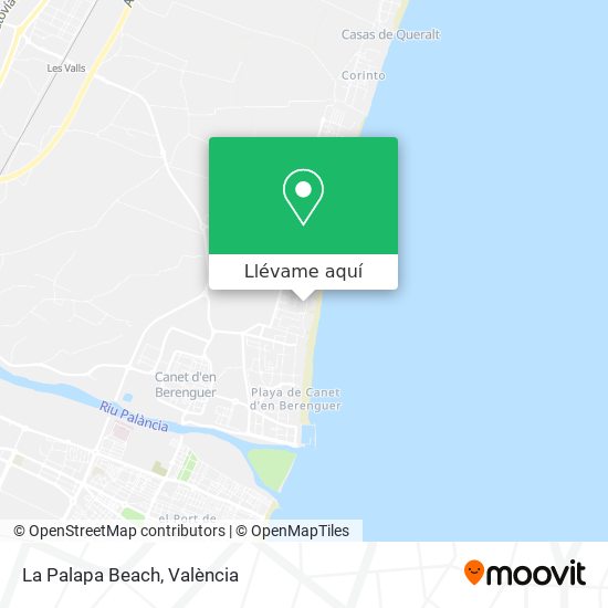 Mapa La Palapa Beach