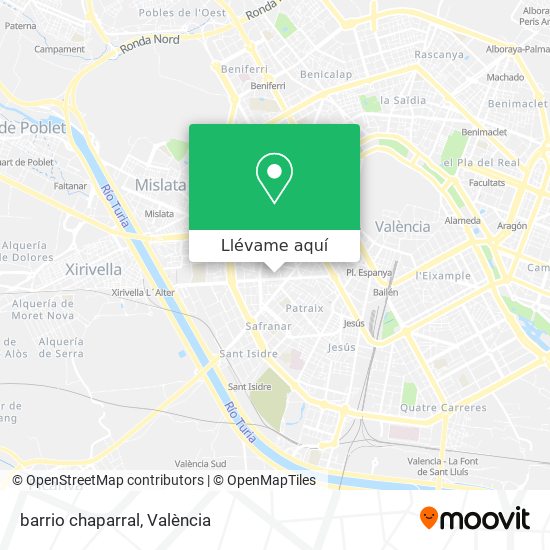 Mapa barrio chaparral