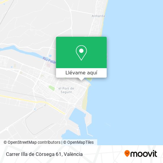 Mapa Carrer Illa de Còrsega 61