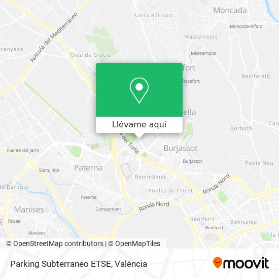 Mapa Parking Subterraneo ETSE