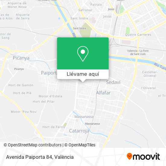 Mapa Avenida Paiporta 84