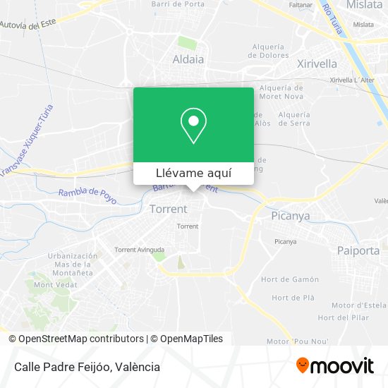 Mapa Calle Padre Feijóo