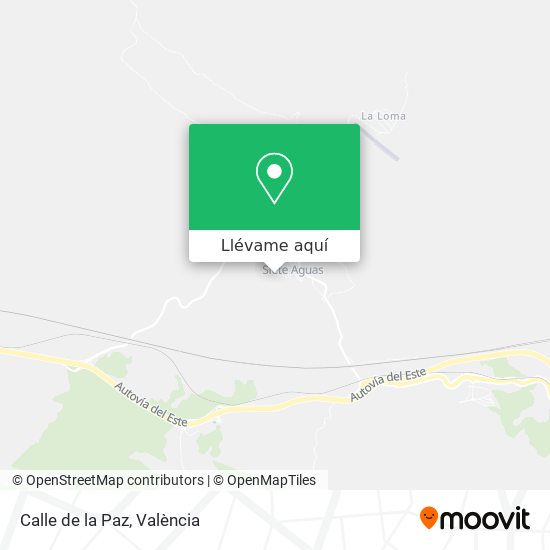 Mapa Calle de la Paz