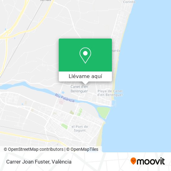 Mapa Carrer Joan Fuster
