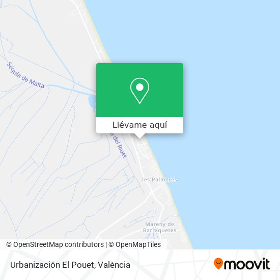 Mapa Urbanización El Pouet