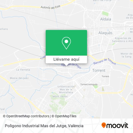 Mapa Polìgono Industrial Mas del Jutge