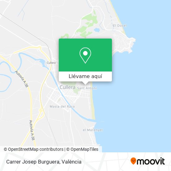 Mapa Carrer Josep Burguera
