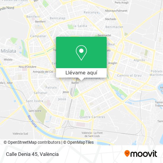 Mapa Calle Denia 45