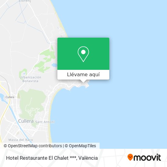 Mapa Hotel Restaurante El Chalet ***