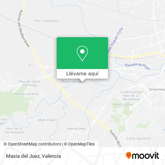 Mapa Masía del Juez