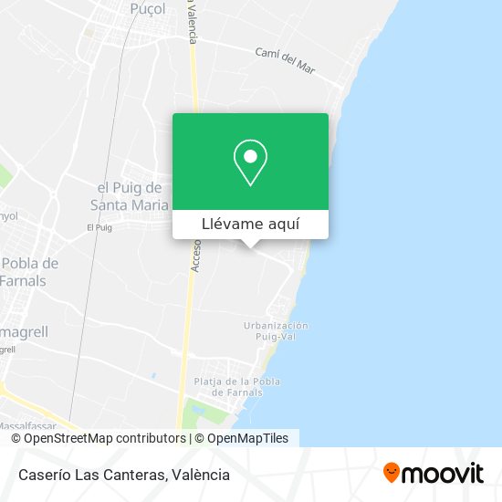 Mapa Caserío Las Canteras