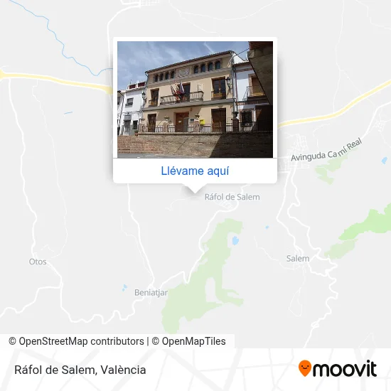 Mapa Ráfol de Salem