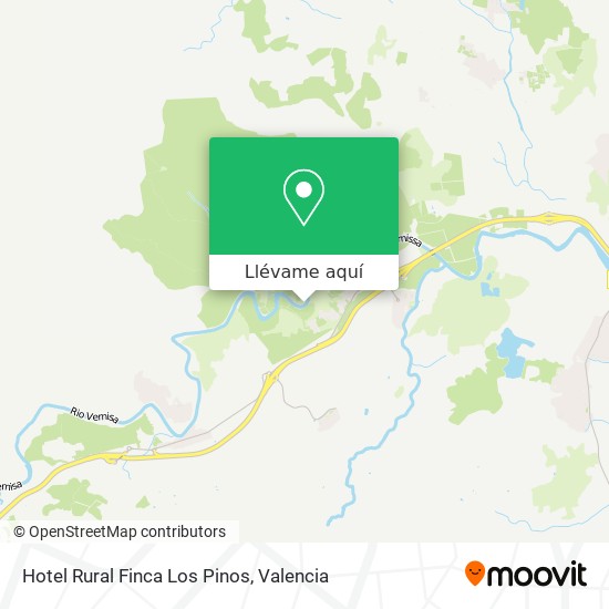 Mapa Hotel Rural Finca Los Pinos