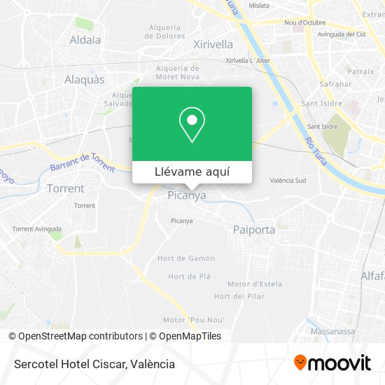 Mapa Sercotel Hotel Ciscar
