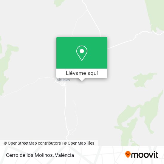 Mapa Cerro de los Molinos