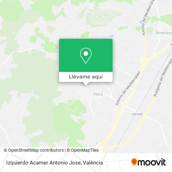 Mapa Izquierdo Acamer Antonio Jose