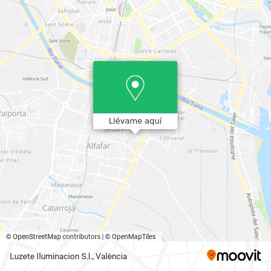 Mapa Luzete Iluminacion S.l.