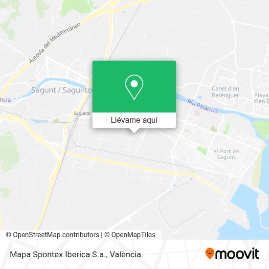 Mapa Mapa Spontex Iberica S.a.