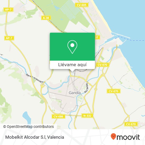 Mapa Mobelkit Alcodar S.l