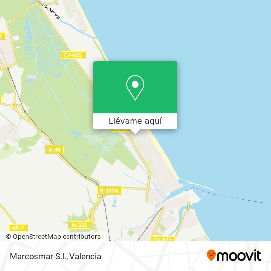 Mapa Marcosmar S.l.