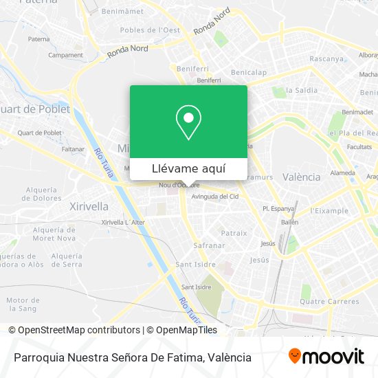 Mapa Parroquia Nuestra Señora De Fatima