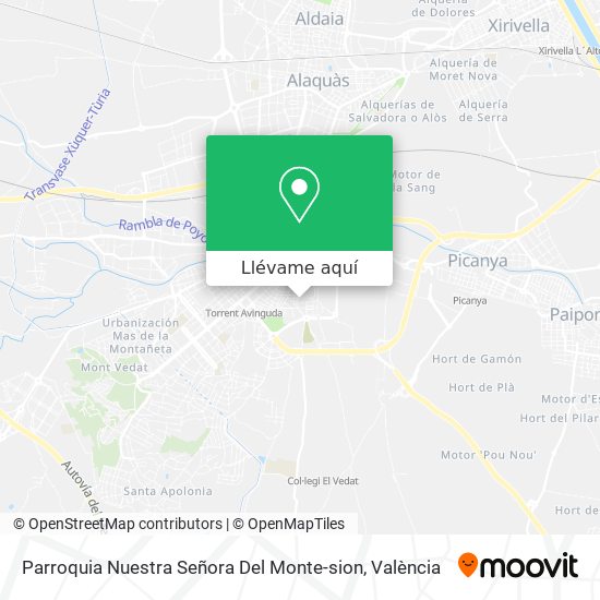 Mapa Parroquia Nuestra Señora Del Monte-sion