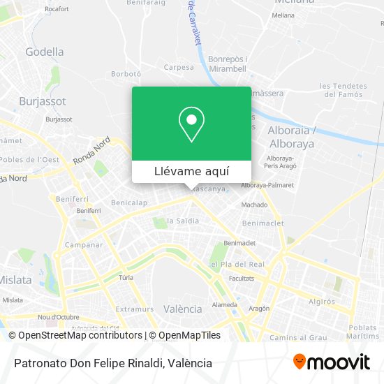 Mapa Patronato Don Felipe Rinaldi