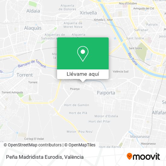 Mapa Peña Madridista Eurodis