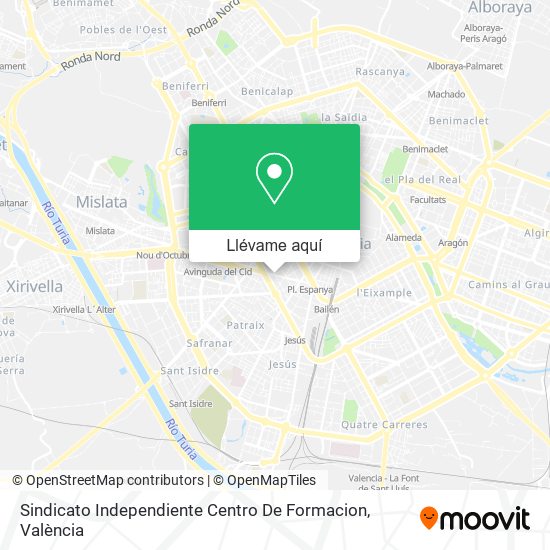 Mapa Sindicato Independiente Centro De Formacion