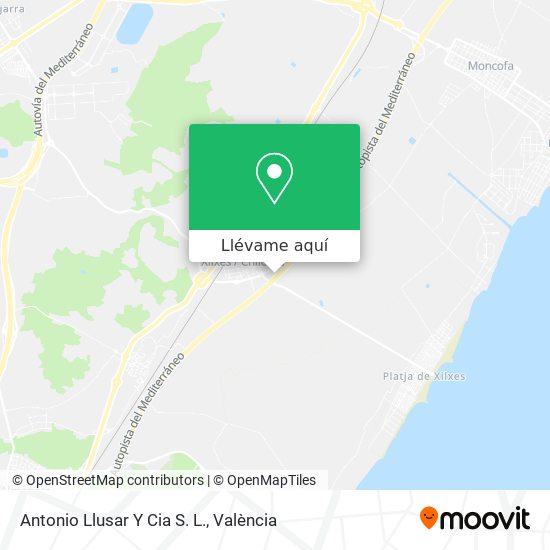 Mapa Antonio Llusar Y Cia S. L.