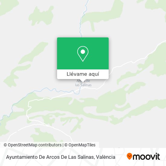 Mapa Ayuntamiento De Arcos De Las Salinas