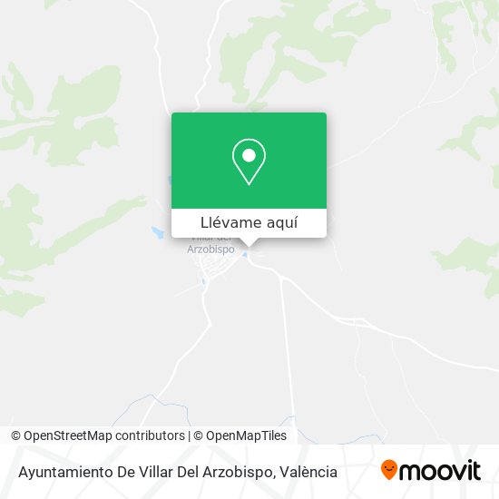 Mapa Ayuntamiento De Villar Del Arzobispo