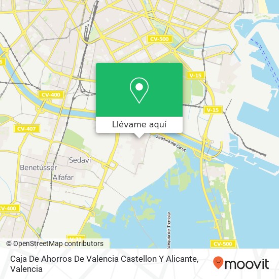 Mapa Caja De Ahorros De Valencia Castellon Y Alicante